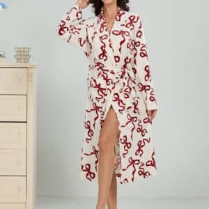 Winter Pajamas velour dress 251035