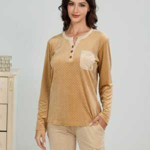 Winter Pajamas velour 2pcs set 251019