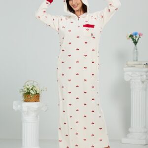 Winter Pajamas velour dresst 251009