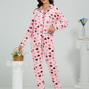 Winter Pajamas velour 2pcs set 251007