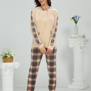 Winter Pajamas velour 2pcs set 251006