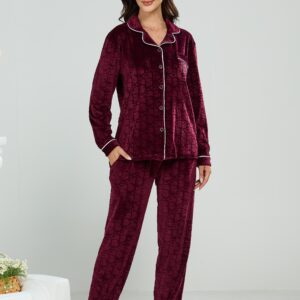 Winter Pajamas velour cutting series 251001